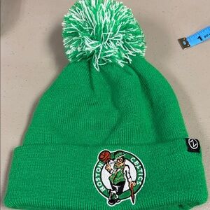 NBA Boston Celtics Kids Green Pom-Pom Beanie